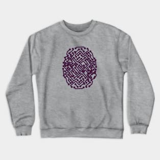 Finger Print Crewneck Sweatshirt